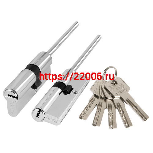 Цилиндровый Punto (Пунто) механизм Z3007Tang80(45+10+25) со штоком CP хром
