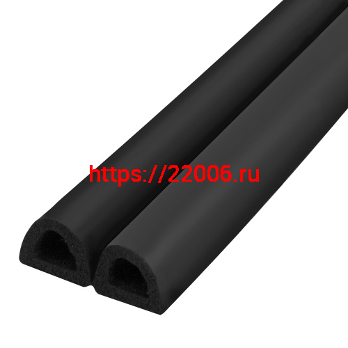 Уплотнитель Fuaro (Фуаро) самоклеящийся ADH/D-12x10mm, BLACK черный 150m