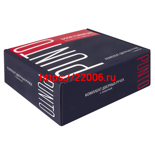 Ручка Punto (Пунто) защелка DK637 SN-ET (6037 SN-E) (кл./фик.) мат. никель фото 2