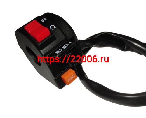 Переключатель DINGO Т150, левый COMPASS 200 в сборе (18-8) фото 3 Переключатель DINGO Т150, левый COMPASS 200 в сборе (18-8) фото 3