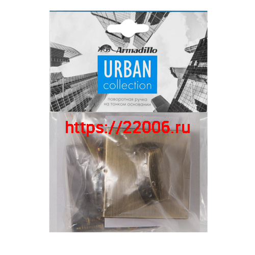 Ручка Armadillo (Армадилло) поворотная BK6.K.USS52 (WC-BOLT BK6 USS) SN-3 матовый никель фото 3