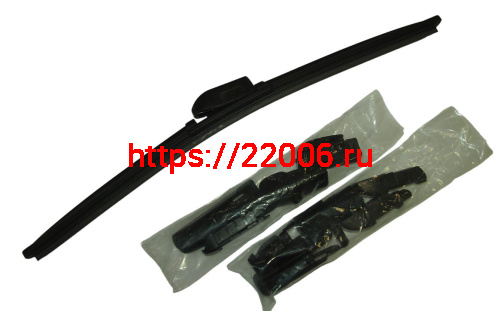 Щетка стеклоочистителя METO бескаркасная (12 адаптеров) 18"(450мм) WB-628T, КОРОБОЧКА фото 2