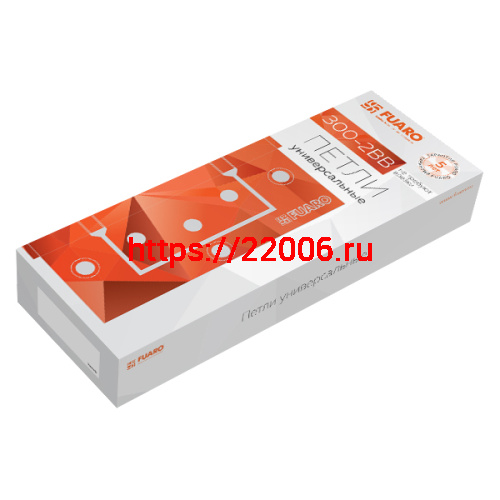 Петля Fuaro (Фуаро) универсальная без врезки IN4300W SN (300-2BB 100x2) мат. никель фото 2