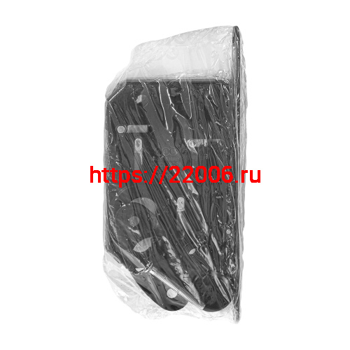 B08981.50.93 AGB (АГБ) Защелка врезная WC для раздвижных дверей (черный) SCIVOLA TRE фото 2