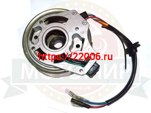 Зажигание Альфа "Zodiak" Шторм 1Р54FMI в сборе (с маховиком) 2 катушки (генератор) Зажигание Альфа "Zodiak" Шторм 1Р54FMI в сборе (с маховиком) 2 катушки (генератор)