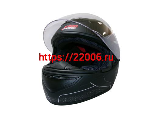 Шлем TVS RACING (Индия) XPOD DULL BLACK SILVER размер L фото 5