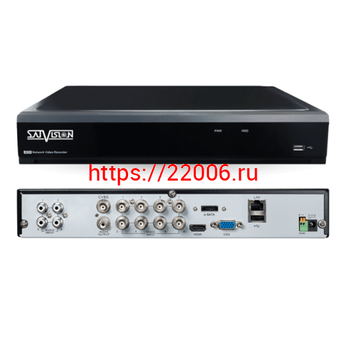 SVR-8115P v3.0 видеорегистратор гибридный