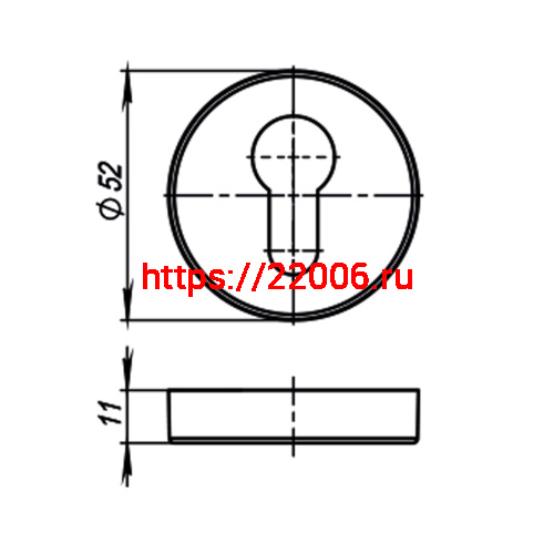 Накладка Armadillo (Армадилло) под цилиндр ET.R.URB52 (ET URB) GOLD-24 золото 24К фото 3