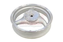 Обод 12" задний литой QT-4 алюм.(№1029)/Racer Lupus,WM Mantis(3 луча,3*12",D колод 130 мм,19 шлицов)