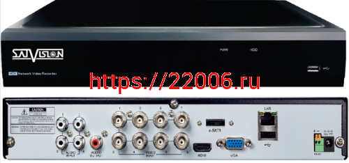 SVR-8115P v2.0 видеорегистратор гибридный