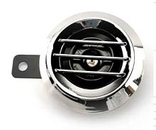 Сигнал звуковой металический 12в мопед, скутер ХРОМ