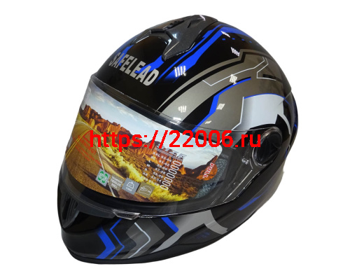 Шлем интеграл "Safelead" HF-122 черный Q162, размер M Шлем интеграл "Safelead" HF-122 черный Q162, размер M