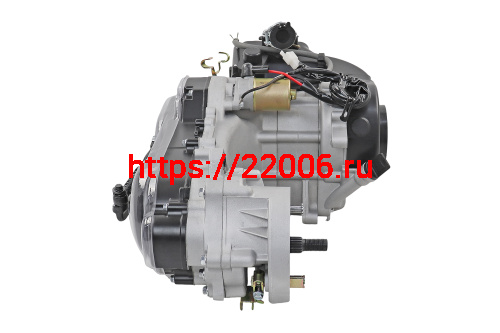 Двигатель 80см3 HX139QMB скутер, короткая ось (FT50QT-4A) короткий вариатор(40см) фото 4