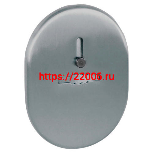 Декоративная Fuaro (Фуаро) накладка ESC 476 (90х65) SN матовый никель на сувальдный замок с шторкой