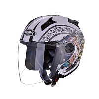 Мотошлем YM-616 белый (L)