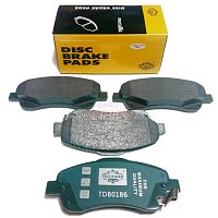 Колодки торм.перед. (TDB0186) Toyota Avensis (T25), Corolla (ZZE12,NDE12, ZDE12), Corolla Verso (ZDE
