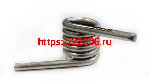 Пружина Буран катков короткая УСИЛЕННАЯ(на 1 гус. 6 шт.)(правая 110200148) 5 вит. ф8мм пр-во РОССИЯ Пружина Буран катков короткая УСИЛЕННАЯ(на 1 гус. 6 шт.)(правая 110200148) 5 вит. ф8мм пр-во РОССИЯ
