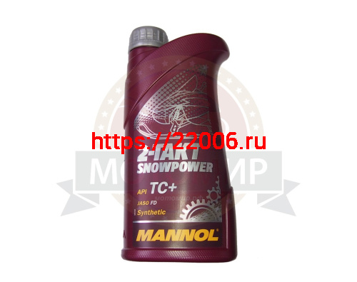 Масло MANNOL 2T SNOWPOWER (1литр) синт.( для снегоходов) JASO FD,API TC+, ISO-L-EGD Масло MANNOL 2T SNOWPOWER (1литр) синт.( для снегоходов) JASO FD,API TC+, ISO-L-EGD