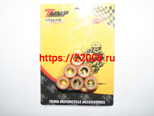 Ролики вариатора (комплект 6 штук) 16*13 8 грамм 139QMB, Honda