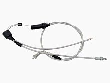 Трос газа раздвоенный с загибом CG150/250 армированная оплетка (L-1320)