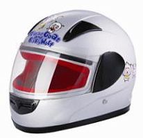 Мотошлем YM-203 KIDS красный (М)