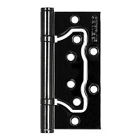 Петля Fuaro (Фуаро) универсальная без врезки IN4500W-BL BN (500-2BB/BL 100x2,5) черный глянец БЛИСТЕР