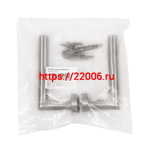 Ручка Fuaro (Фуаро) раздельная R.DSS201-0204P/19 INOX 201 (овальное основание) фото 3