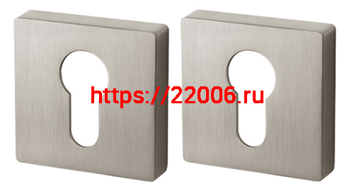 Накладка Armadillo (Армадилло) под цилиндр ET.K.USQ52 (ET USQ) SN-3 матовый никель/хром