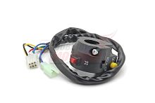 Переключатель руля лев. (3 ф-ции, 6+2 контактов, разьем 6pin мама, +2pin папа) SAFARI, TERMIT, RHINO