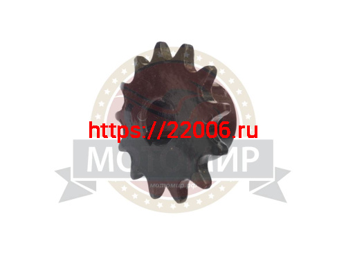 Звезда 13 зуб. (520) цепи, 15.875шаг, на вал d20мм, h28мм, шпонка 6мм, мотобуксировщик Звезда 13 зуб. (520) цепи, 15.875шаг, на вал d20мм, h28мм, шпонка 6мм, мотобуксировщик