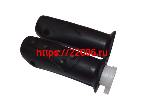Ручка руля правая (газа) F50/80 "Газуля" с корпусом (с резинкой) + руля левая (резинка) фото 2 Ручка руля правая (газа) F50/80 "Газуля" с корпусом (с резинкой) + руля левая (резинка) фото 2