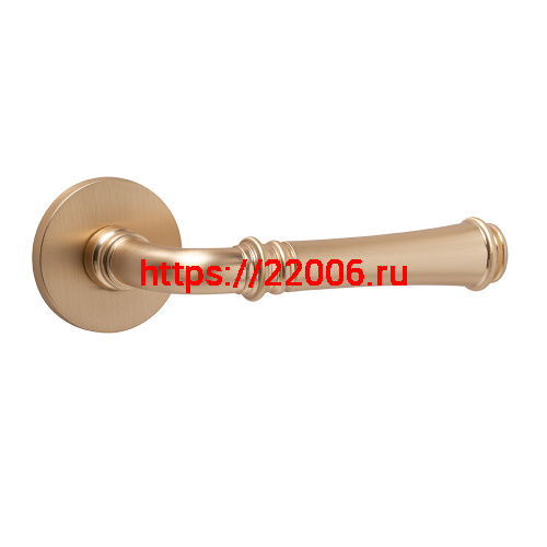 Ручка Punto (Пунто) раздельная R.ARC.R52.SORENTO SSG-39 сатин.золото ТРОСИК