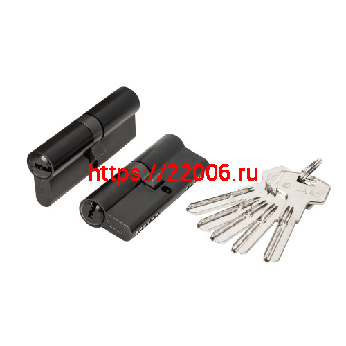 Цилиндровый Fuaro (Фуаро) механизм (200 ZA/80) 2000ZAKey80(35+10+35) BL черный 5Key