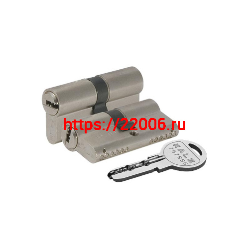 Цилиндровый Kale kilit (Кале килит) механизм 164 SN/70 (30+10+30) mm никель 5 кл.