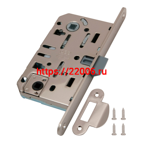 B01102.50.06.567 AGB (АГБ) Защелка врезная WC (никель) MEDIANA EV. (инд.упак+B01000.13) фото 3