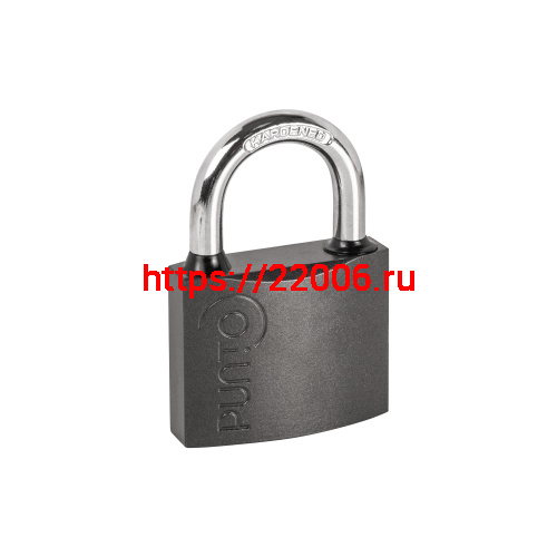 Замок Punto (Пунто) навесной PK-0163 3 key англ.ключ. фото 2