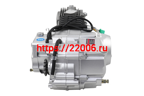 Двигатель 153FMI (YX125) нижний эл.стартер,масляное охлаждение(радиатор,патрубки,педаль п/п,кикстар) фото 2