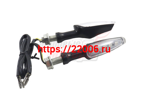 Боковой фонарь светодиодный WKT-TL-03 черные (ПАРА)