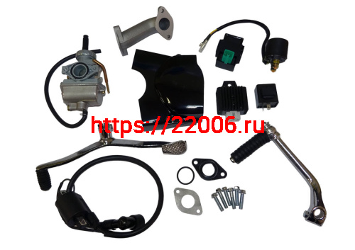 Двигатель 4т. 125 см3 (С125) АЛЬФА 4МКПП по кругу, педаль Юп  ВАНЧАНГ (марк 49) фото 7