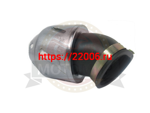 Фильтр воздушный нулевого сопротивления (1670) КОРПУС НЕОН1 серебристый, d=42, сетка, к К65, К68