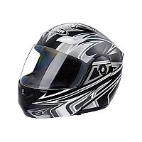 Мотошлем YM-920 черный (S) аэрография