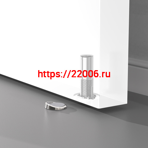 Упор Armadillo (Армадилло) дверной скрытый MAX INOX/2 фото 4