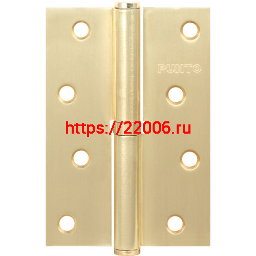 Петля Punto (Пунто) съемная IN4100SR-HD PB правая (113/HD-4) латунь ПОДВЕС