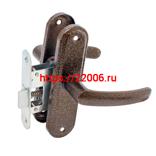 Защелка Absolyute (Абсолют) врезная ЗЩ1-45А (медь антик)