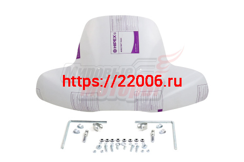 Щиток ветровой Brave Warrior (мягкое стекло) (2мм) (для квадроциклов) (с крепежами)