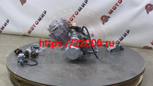 Двигатель 4т. 200 см3 169FML (CB200)  1а труба (типа ZS165))
