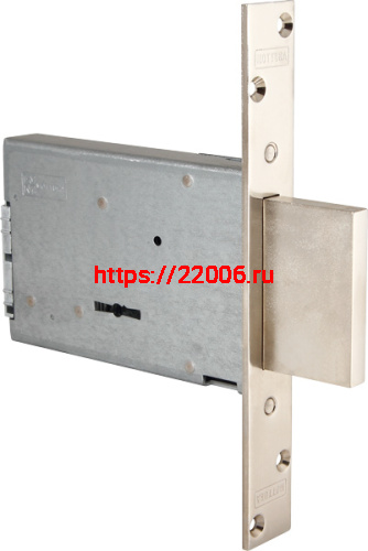 Замок Mottura (Моттура) врезной сувальдный 40.701.70 (с отв. планкой, без накладок)
