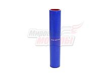 Патрубок радиатора верхний МАЗ силикон.,синий,армир. L320мм,d50мм. (HH061)