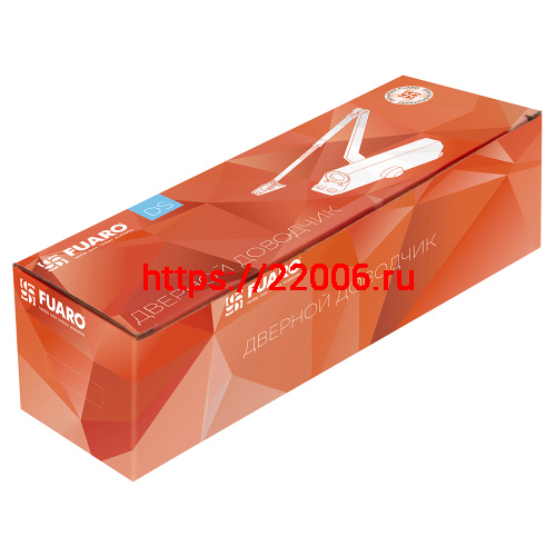 Доводчик Fuaro (Фуаро) дверной DC20-5 (DC-205) WH до 120 кг (белый) фото 2