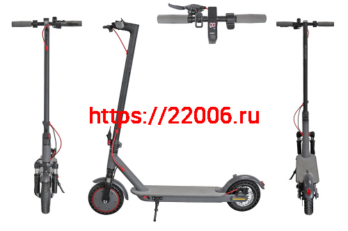 Электросамокат MK083 (M365) (350Вт/36V,6.6Ah,даль. хода 30км,мах скорость 25км/ч, алюминиевая дека) 8,5" фото 2